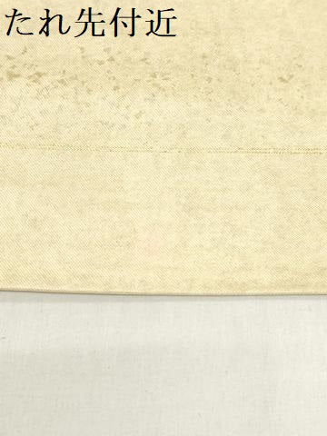 平和屋着物▼西陣　名古屋帯　帯反物　人物文　証紙付き　逸品　未使用　DABJ0856zy