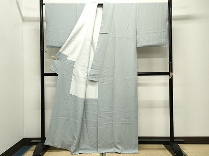 平和屋着物●上質な色無地　秘色色　正絹　逸品　CABK2376gh