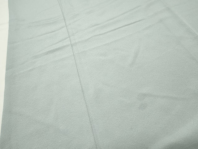 平和屋着物●上質な色無地　秘色色　正絹　逸品　CABK2376gh