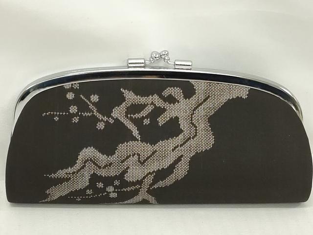 平和屋着物▼和装小物 和装バッグまとめて4点 ハンドバッグ クラッチ がま口 本場大島紬 7マルキ 風景草花文 蜀江花文 逸品 DABJ2067xg