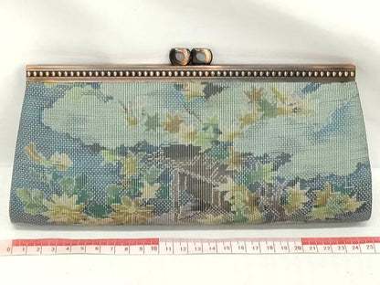平和屋着物▼和装小物 和装バッグまとめて4点 ハンドバッグ クラッチ がま口 本場大島紬 7マルキ 風景草花文 蜀江花文 逸品 DABJ2067xg