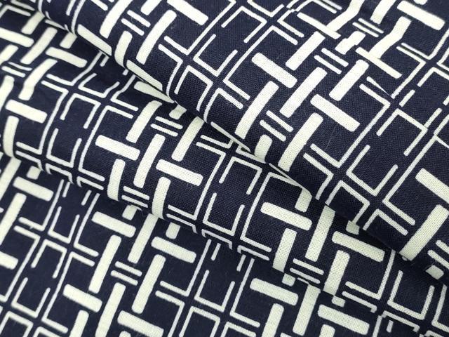 平和屋着物∴夏物　男性　浴衣　注染　縞　日本製　綿　逸品　DABJ4009cd