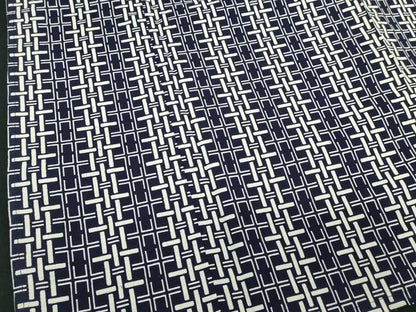 平和屋着物∴夏物　男性　浴衣　注染　縞　日本製　綿　逸品　DABJ4009cd