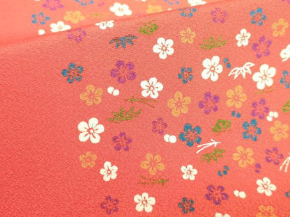 平和屋着物[]女の子　子供　全通柄袋帯　貝合わせ　松竹梅　銀彩　逸品　DABH5511ea