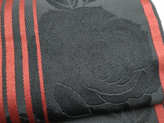 平和屋着物●半幅帯　牡丹　CABL1067hy