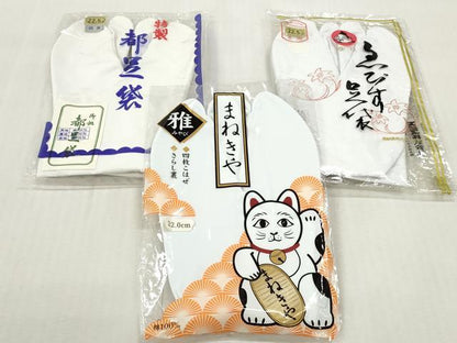平和屋着物▼和装小物　足袋まとめて10点　白足袋　福助足袋　22.0cm～23.0cm　逸品　未使用　DABJ2089xg