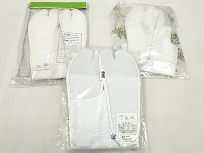 平和屋着物▼和装小物　足袋まとめて10点　白足袋　福助足袋　22.0cm～23.0cm　逸品　未使用　DABJ2089xg