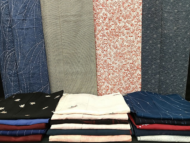 平和屋着物■夏物 小紋 絽 紗 まとめて20点 鳥 花柄 銀彩 着用可能多数 全て正絹 mmm1379