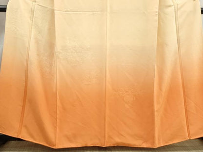 平和屋着物■訪問着　花籠文　暈し染め　正絹　逸品　DABJ0482qa