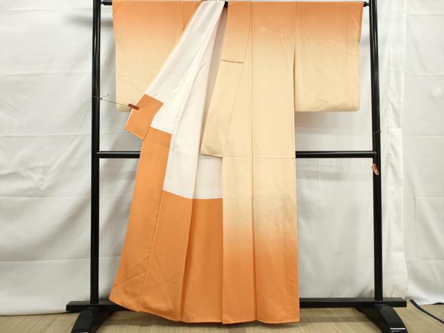 平和屋着物■訪問着　花籠文　暈し染め　正絹　逸品　DABJ0482qa