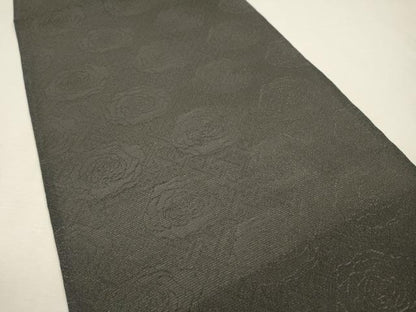 平和屋着物▼染色作家　草野一騎　六通柄袋帯　櫛織　舞葉文　金糸　正絹　逸品　未使用　DABI7559fe