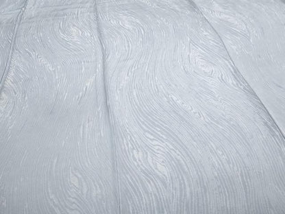 平和屋着物▽上質な小紋　単衣　木目文　正絹　逸品　DABI4785sf