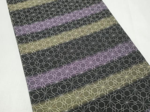 平和屋着物●両面　六通柄袋帯　正倉院繧巒繝　金銀糸　正絹　逸品　CABL1196hy