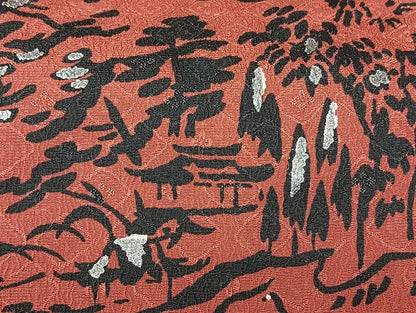 平和屋着物■道行コート まとめて 20点 風景 花柄 寿光織 スワトウ刺繍 銀彩 着用可能多数 未使用品あり 全て正絹 mmm1394