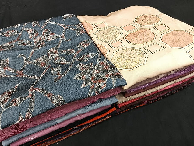 平和屋着物■道行コート まとめて 20点 風景 花柄 立波 駒刺繍 金彩 金糸 着用可能多数 未使用品あり 全て正絹 mmm1387