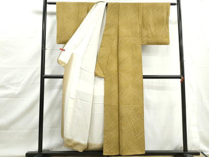 平和屋着物■上質な小紋　露芝文　正絹　逸品　DABJ0515qa