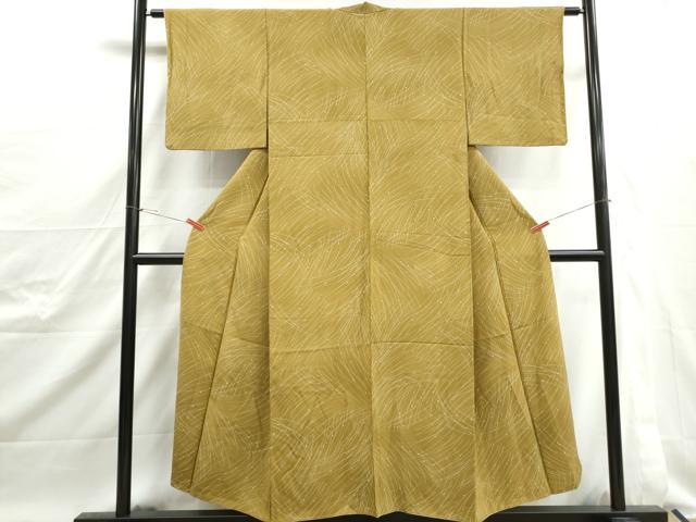 平和屋着物■上質な小紋　露芝文　正絹　逸品　DABJ0515qa