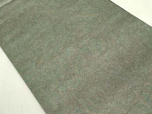 平和屋着物◎六通柄袋帯　箔あそび　銀糸　引箔　正絹　逸品　DABJ4168cd