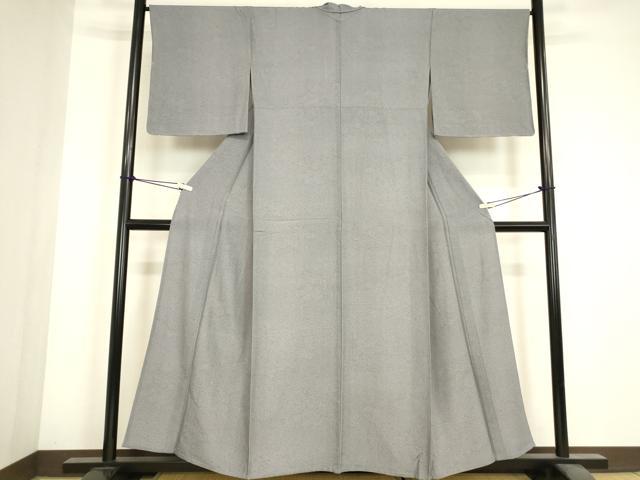 平和屋着物▽江戸小紋　単衣　寄せ小紋柄　両面染め　正絹　逸品　未使用　DABJ1354az