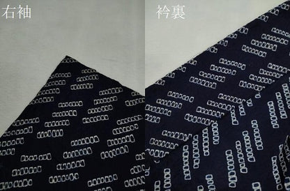 平和屋着物∴夏物　浴衣　有松鳴海絞り　斜線文　綿　逸品　CABK6708ze