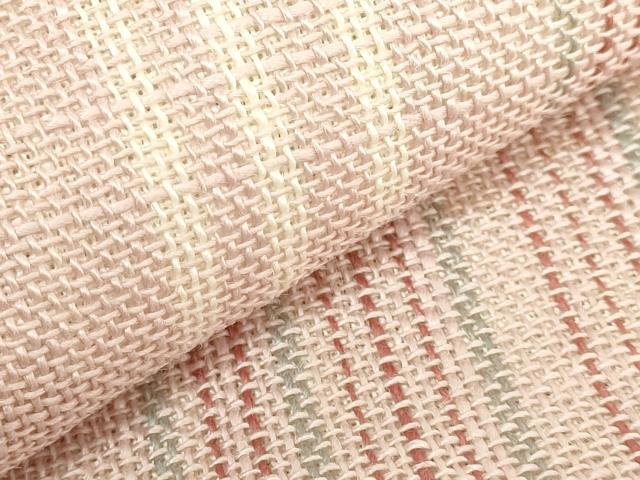 平和屋着物＊極上　夏物　半幅帯　間道　夢工房　麻　逸品　DZAB9594kh6
