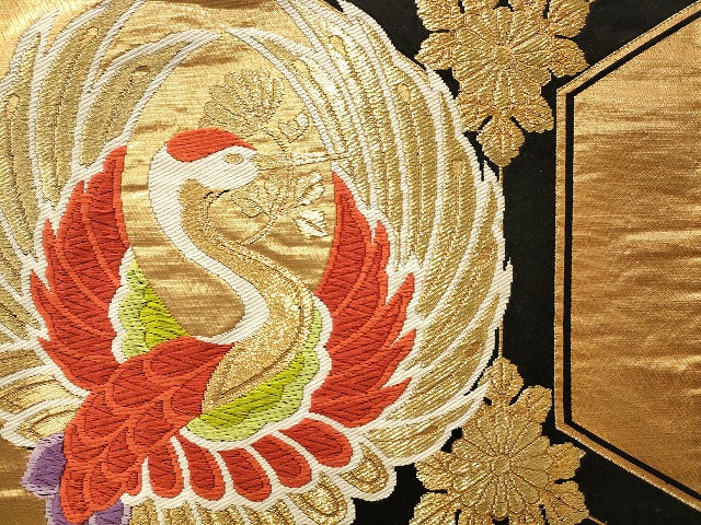 平和屋本店■袋帯 西陣 まとめて100点 向かい鳳凰 鶴 向かい蝶 風景 更紗 花柄 宝相華 佐賀錦 金銀糸 など 未使用品あり 全て正絹 se4222