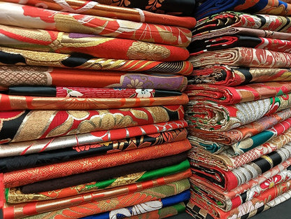 平和屋本店■子供帯 まとめて 35点 菊 花柄 七宝 正倉院 アンティーク 佐賀錦 金銀糸 など 着用可能多数 未使用品あり mmm1398