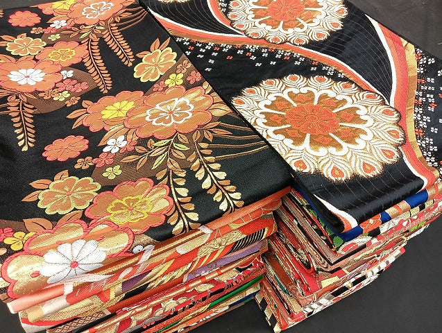 平和屋本店■子供帯 まとめて 35点 菊 花柄 七宝 正倉院 アンティーク 佐賀錦 金銀糸 など 着用可能多数 未使用品あり mmm1398