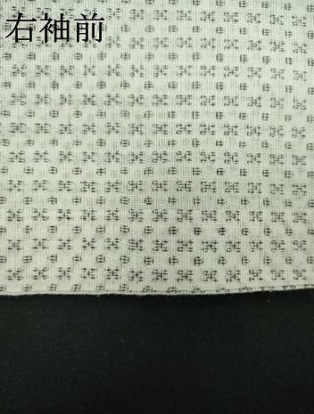 平和屋着物∴夏物　男性　小紋・浴衣兼用　絣文様　DABJ4072cd