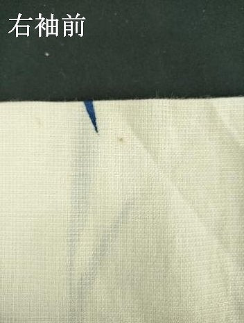 平和屋着物∴夏物　浴衣　注染　流水草文　綿　逸品　DABJ4048cd