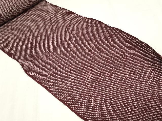 平和屋着物▼羽織・コート　反物　羽尺　総絞り　霞文　逸品　未使用　DABJ0884zy