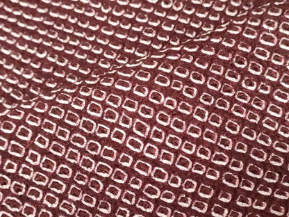 平和屋着物▼羽織・コート　反物　羽尺　総絞り　霞文　逸品　未使用　DABJ0884zy