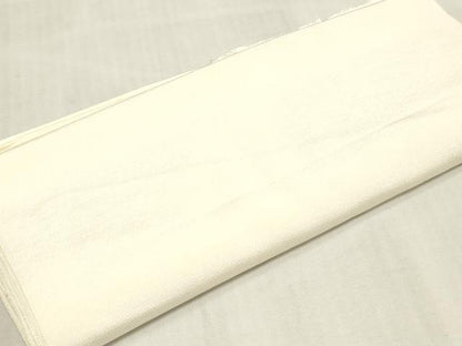 平和屋着物▼白生地　反物　着尺　霞地紋　生成り色　逸品　未使用　DABJ0879zy