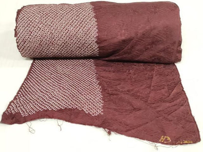 平和屋着物▼羽織・コート　反物　羽尺　総絞り　霞文　逸品　未使用　DABJ0884zy