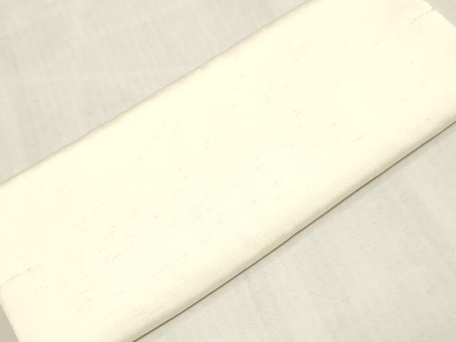 平和屋着物▼白生地　反物　着尺　生成り色　御召縮緬　逸品　未使用　DABJ0878zy