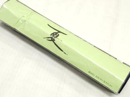 平和屋着物＊夏物　浴衣　反物　着尺　四季の花木染　注染　草花文　綿　逸品　未使用　DABJ0923zy