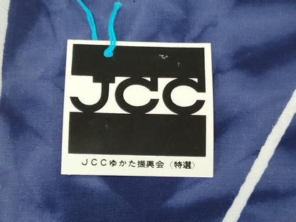 平和屋着物＊夏物　世界的ファッションデザイナー　山本寛斎　kansaiブランド　浴衣　反物　着尺　注染　舞花文 綿 逸品 未使用 DABJ0934zy
