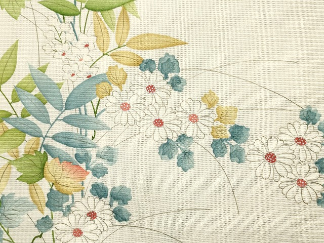 平和屋本店■夏物 小紋 絽 紗 まとめて20点 花柄 手描き 型染 着用可能多数 全て正絹 se4224