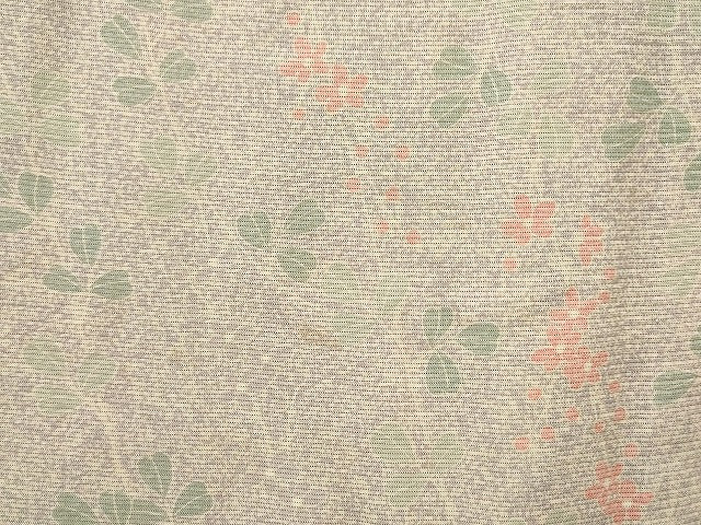 平和屋本店■夏物 小紋 絽 紗 まとめて20点 花柄 手描き 型染 着用可能多数 全て正絹 se4224