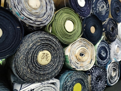 平和屋本店■浴衣反物 まとめて 45点 蝶 花柄 ENMUSUBI 四季の花木染 ローケツゆかた など 全て未使用 ppp4076