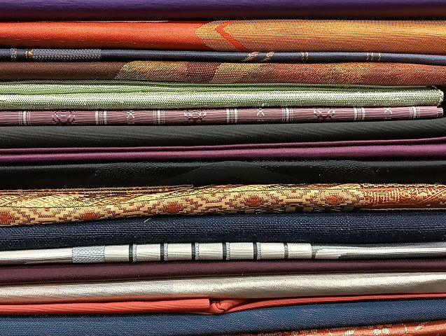 平和屋着物■名古屋帯 まとめて100点 鳥 蝶 花柄 能面 宝相華 アンティーク 駒刺繍 金彩 金銀糸 着用可能多数 未使用品有 全て正絹 mmm1409