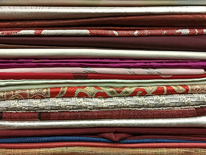 平和屋着物■名古屋帯 まとめて100点 鳥 蝶 花柄 能面 宝相華 アンティーク 駒刺繍 金彩 金銀糸 着用可能多数 未使用品有 全て正絹 mmm1409