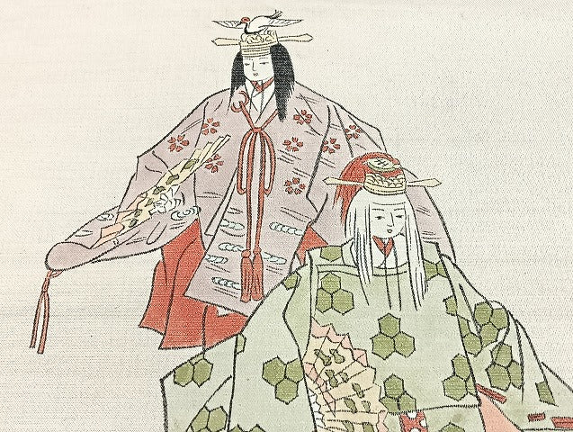 平和屋着物■名古屋帯 まとめて100点 鶴 人物 能 鶴亀 蝶 風景 花柄 正倉院 型染め 駒刺繍 金彩 金銀糸 など 未使用品有 全て正絹 mmm1411