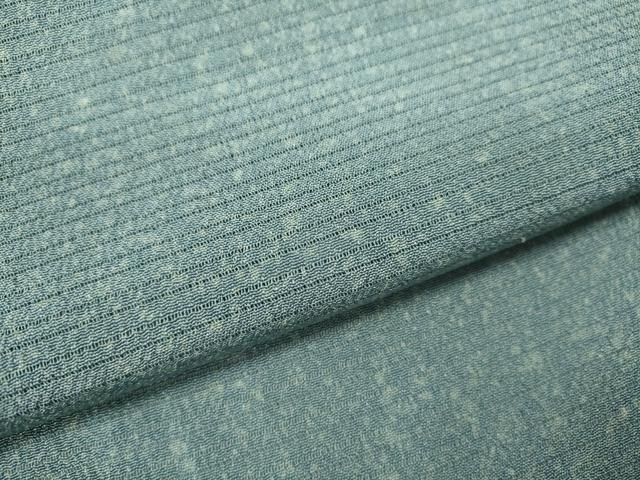平和屋着物＊夏物　小紋　作家物　絽縮緬　霞文　正絹　逸品　CABK6744ze