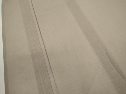 平和屋着物＊夏物　紗紬　亜麻色　正絹　逸品　未使用　CABK6760ze