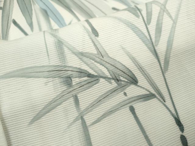 平和屋着物＊夏物　訪問着　絽　手描き　笹竹文　正絹　逸品　未使用　CABK6766ze