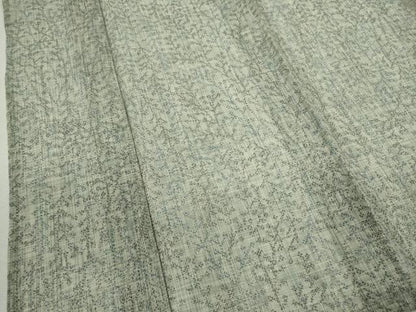 平和屋着物＊夏物　紗紬　草木文　正絹　逸品　CABK6746ze