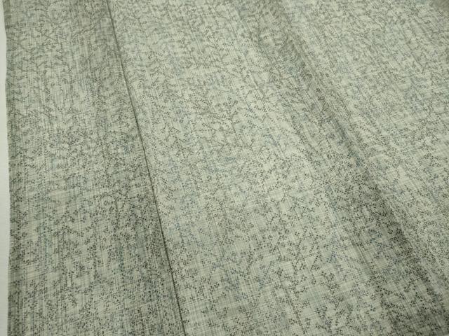 平和屋着物＊夏物　紗紬　草木文　正絹　逸品　CABK6746ze