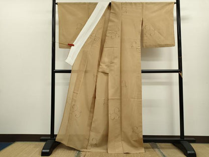 平和屋着物＊夏物　絽芭蕉　唐草文　正絹　逸品　CABK6774ze