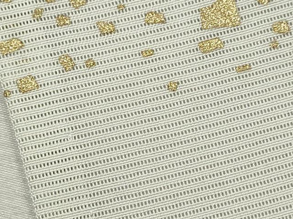 平和屋着物＊夏物　訪問着　絽　刺繍　枝花文　金銀彩　正絹　逸品　CABK6773ze